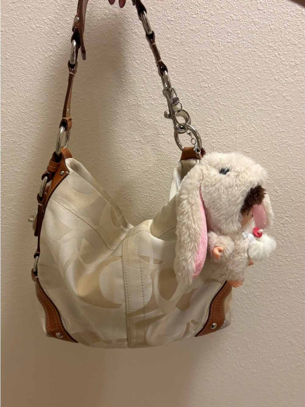 white coach carly (check description) - Picture 5 of 5